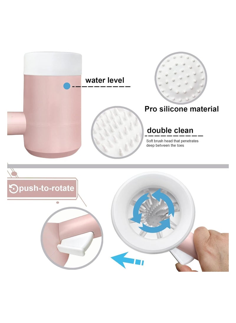 general Dog Paw Cleaner, Portable Dog and Cat Paw Wash Cup 360° Rotating Automatic Foot Wash for Cats and Dogs Puppy Foot Cleaner Cup Pet Gift for Dog Owners - Image 2