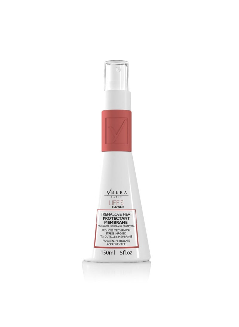 Ybera Paris - Lifes Flower Membrane  Hair Heat Protectant  SelfRenewing Hydration Therapy  Restores the Structure of the Strand  Balance pH  Protects Against Color Oxidation  5 Oz - Image 1