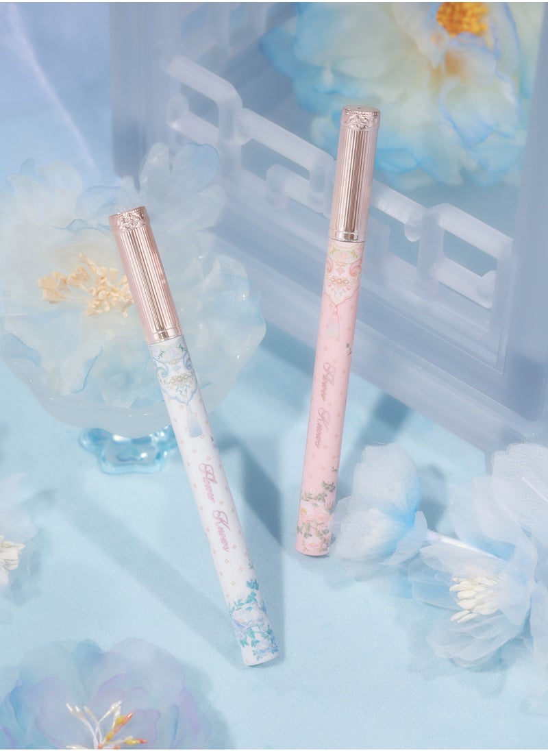 Flower Knows Butterfly Cloud Collar Liquid Eyeliner Ultra-fine Tip Smuge-proof Formula Smooth Eyeliner Pen -Tea Brown  - Image 4