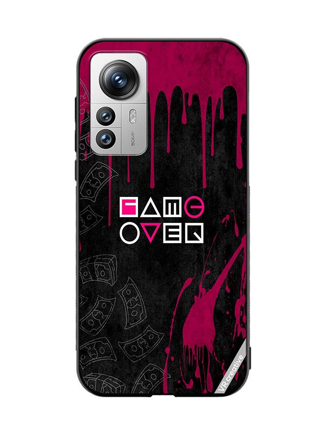 VR CREATIVE Protective Case Cover For Xiaomi 12 Pro Game Over Design Multicolour - Image 1