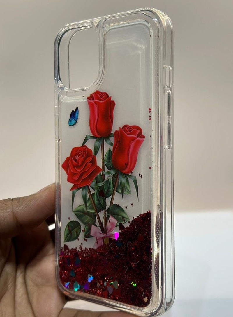 ipefet iphone 13  back cover for girls and women red colour - Image 2