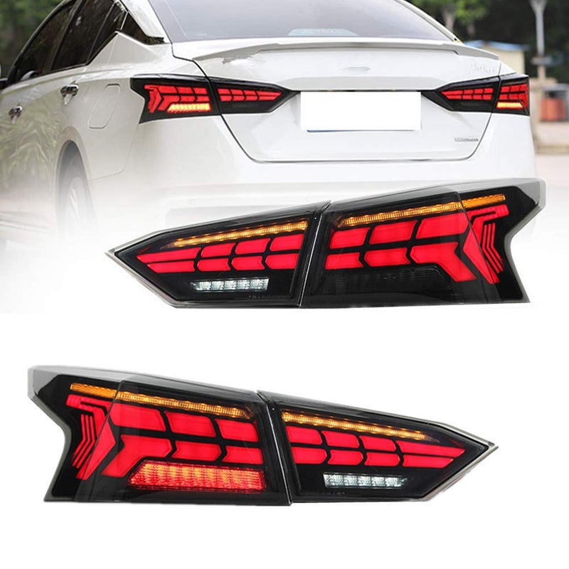 inginuity time LED Tail Lights For Nissan Altima 20192025 With Sequential Turn Signal Rear Lamps