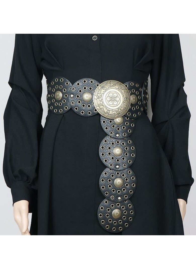 Generic - Wide Leather Belt for Women - Image 1