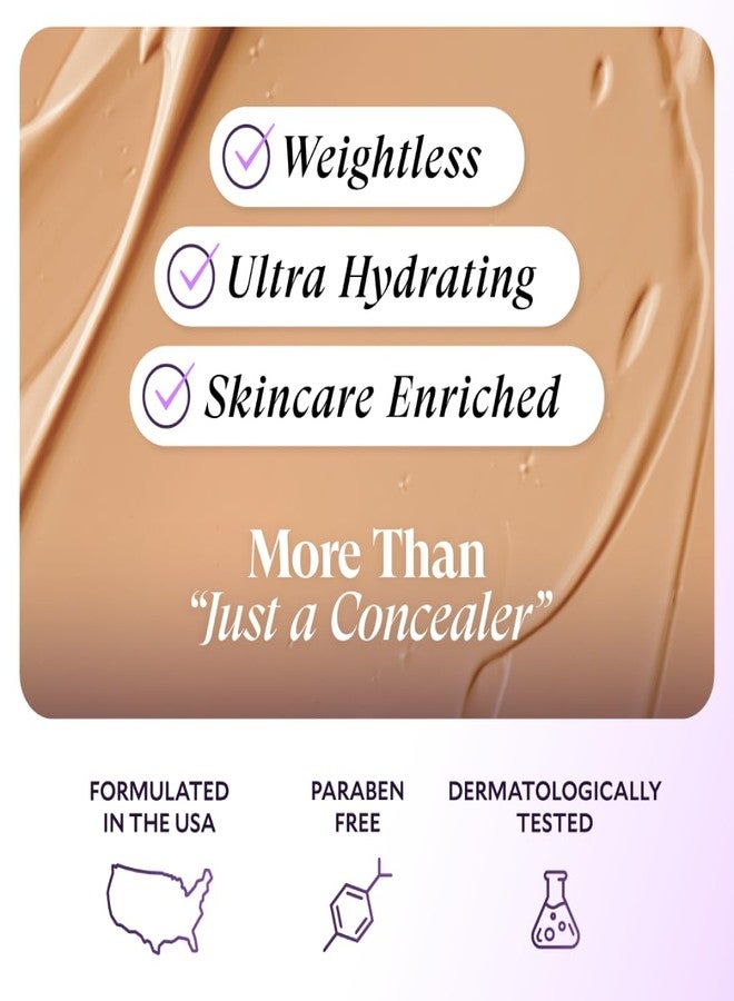 Fièra Luxury Concealer & Foundation with Anti-Aging Ingredients - Full Coverage for Dark Circles, Wrinkles, Fine Lines, and Spots, All-Day Wear For Mature Skin - Neutral Beige, 0.5 FL. OZ. / 15 ML - Image 3