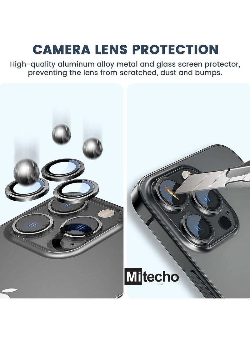 Mi Techo Clear Magnet Case TPU and Tempered Glass Screen Protector and Camera Lens Combo For iPhone 15 - Image 4