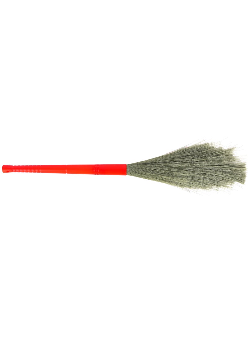 DELCASA - Delcasa 120 cm Nylon Dust Free Broom with a Long Stick- DC2485/ Dual Action, Soft and Flexible Head/ Compatible with All Floor Types/ Wet and Dry Use - Image 1