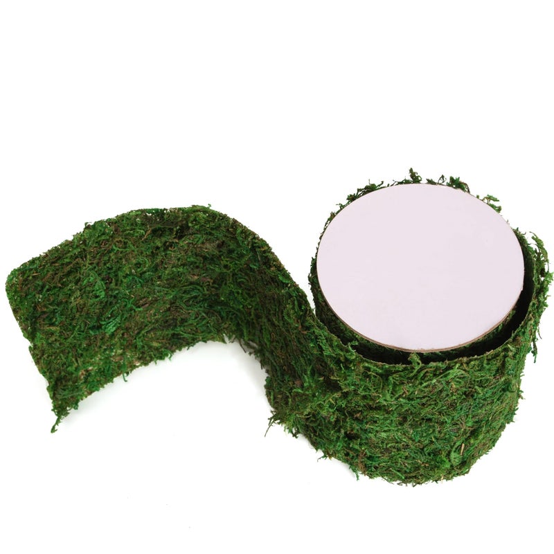 USMOLA Moss Roll, Dried Moss for Crafts, Moss Table Runner for Fairy Gardens, Wedding Woodland Decor, Preserved Moss Mat for Table Decoration (4" W x 48" L) - Image 4