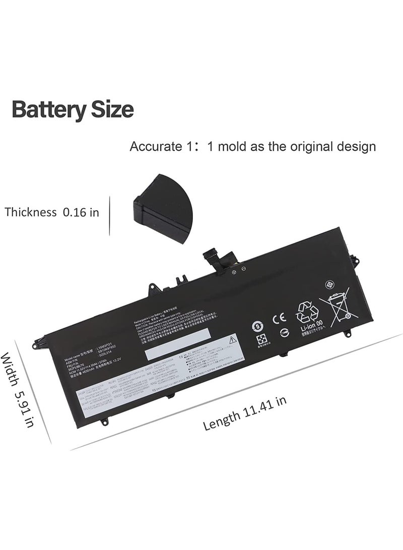 Terabyte L18L3PD1 L18M3PD1 L18C3PD1 L18M3PD2 L18C3PD2 Laptop Battery for Lenovo ThinkPad T490s T495s T14s 02DL013 02DL014 02DL015 02DL016 5B10W13909 5B10W13910 5B10W13911 5B10W13955 SB10K97653 11.58V 57Wh - Image 4