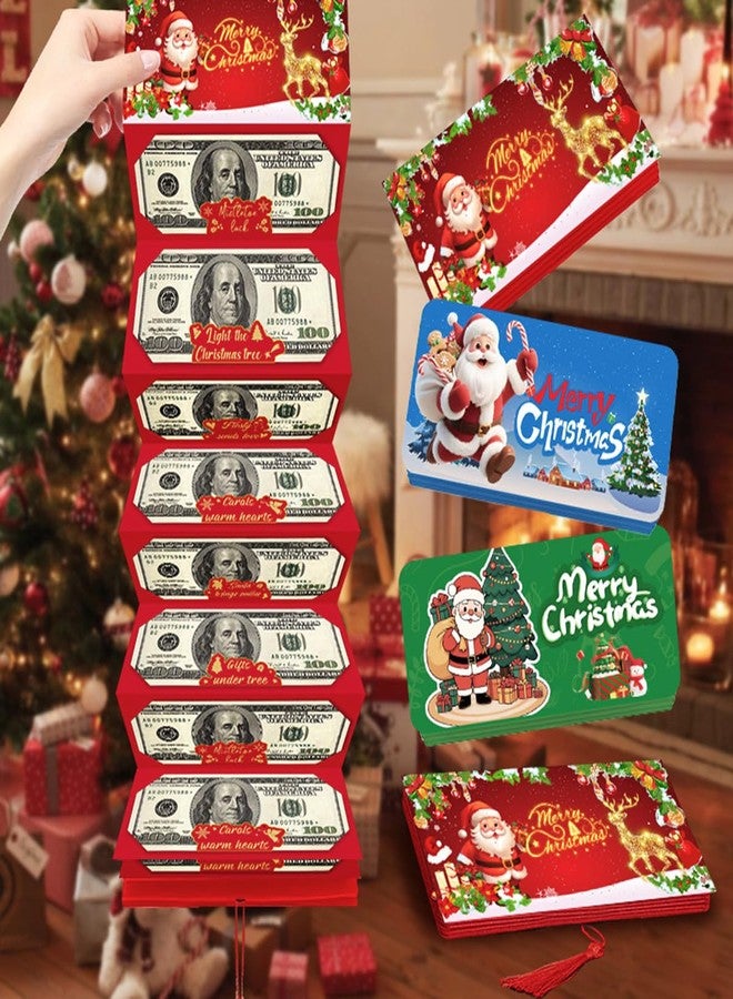 WesGen 3 Pcs Christmas Money Holders, Cash Gift Card Holders Xmas With 10 Slots Christmas Gift , Surprise Money Envelopes - Image 4