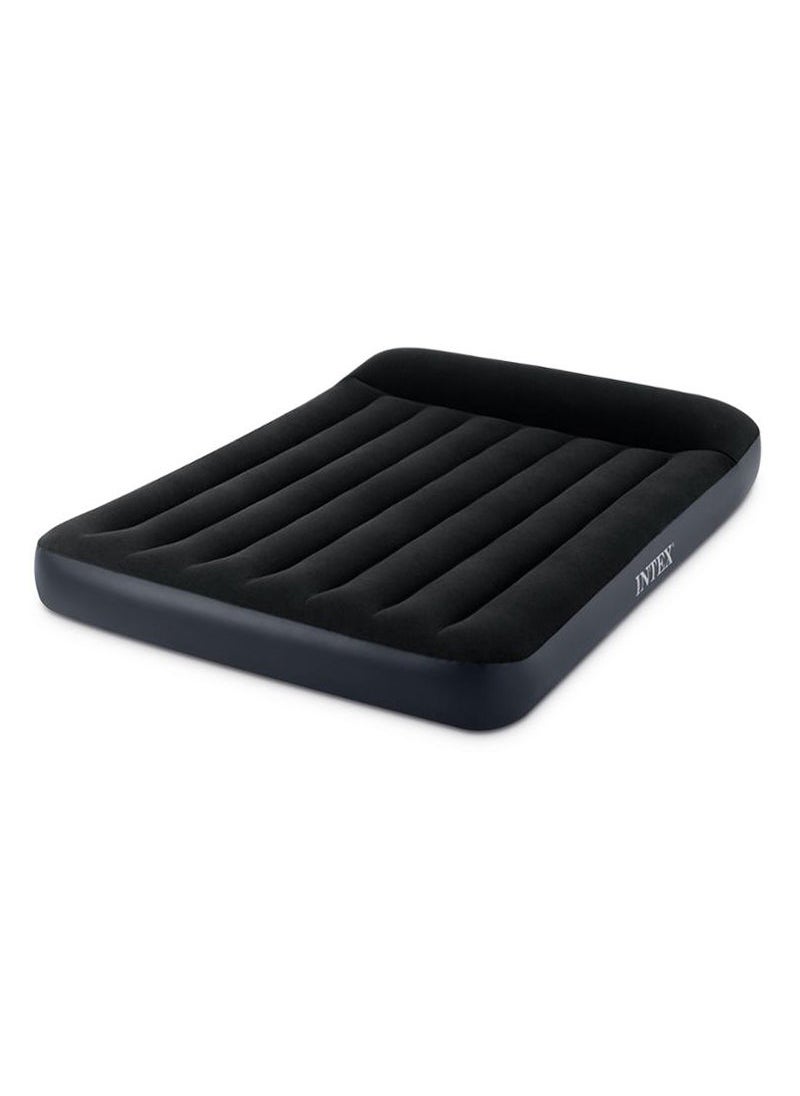 INTEX - Intex Indoor and Outdoor Inflatable Air Mattress with Built-in Pillow Foldable 191cmX99cmX25cm - Image 1