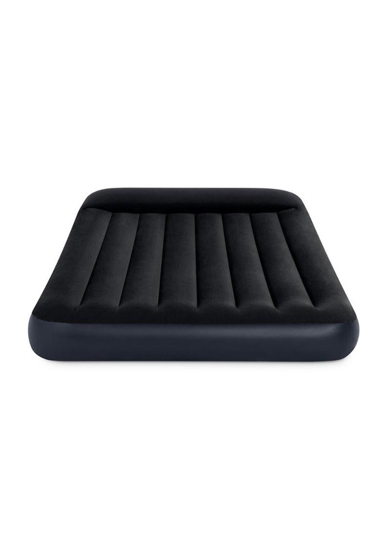 INTEX - Intex Indoor and Outdoor Inflatable Air Mattress with Built-in Pillow Foldable 191cmX99cmX25cm - Image 1
