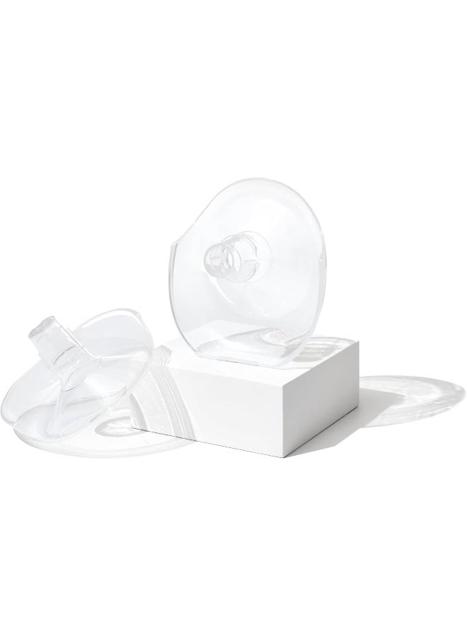 ويلو Go Breast Pump Flanges, 2-Count - 24mm - Breast Shields for  Go Wearable Double Electric Breast Pump - Image 1