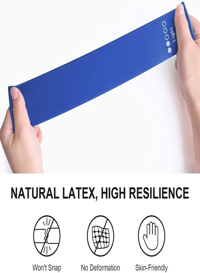 Mobhada Resistance Loop Exercise Bands for Squats, HIPS, Legs, Butt, Glutes and Heavy Workouts Physical Therapy, Stretching, Home Fitness (Set of 5) - Image 4