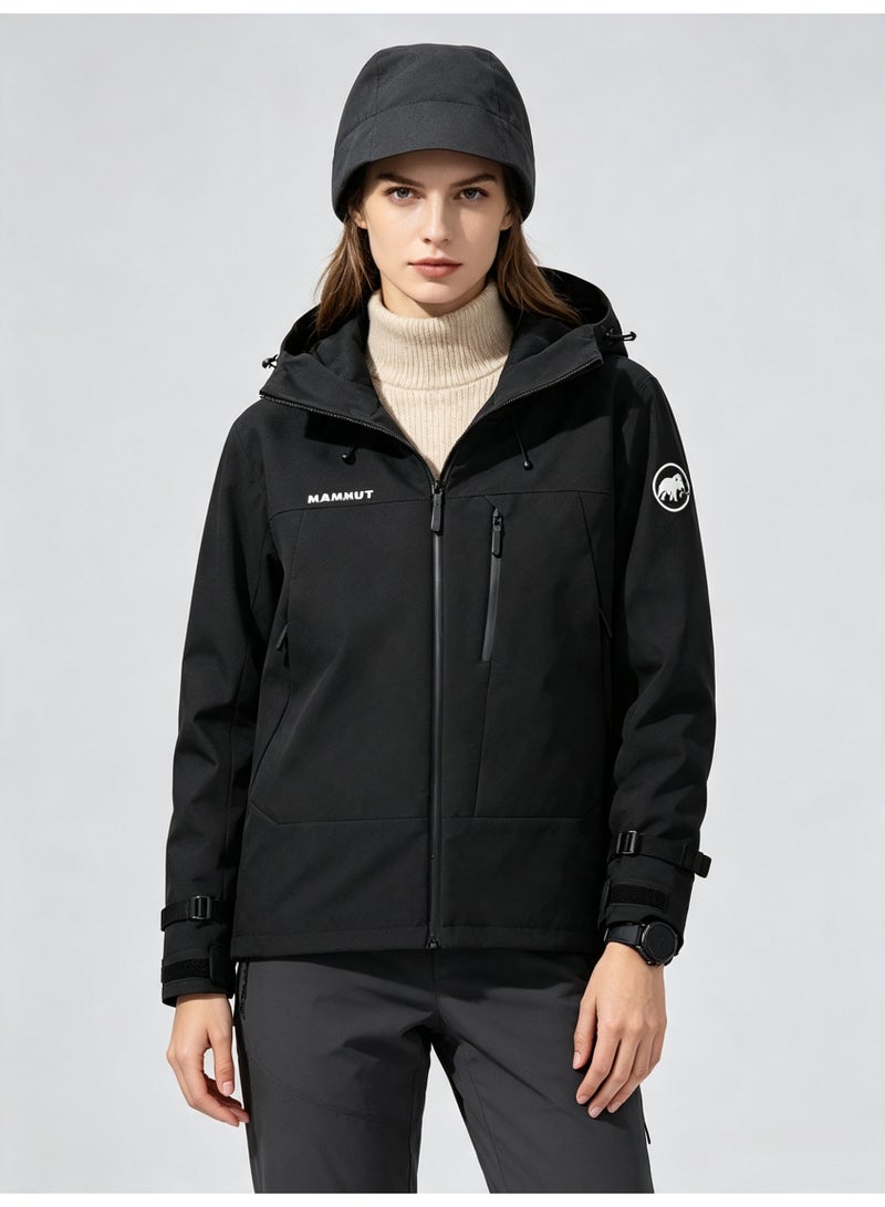 Mammut Men's and women's outdoor jacket windproof waterproof hooded mountaineering jacket - Image 5