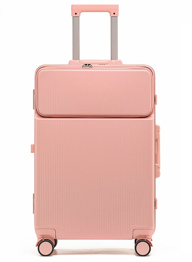 إن كي أكس حقيبة ABS & PC ذات إطار ألومنيوم قابل للتوسيع مع منفذ شحن USB 20 بوصة - Image 1