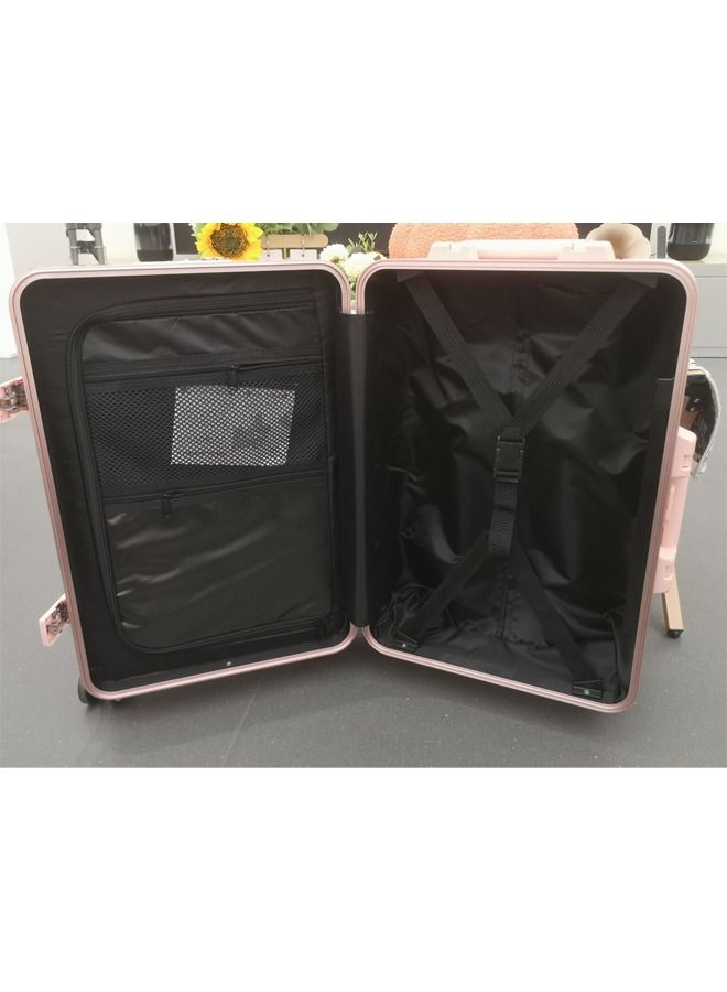 إن كي أكس حقيبة ABS & PC ذات إطار ألومنيوم قابل للتوسيع مع منفذ شحن USB 20 بوصة - Image 4