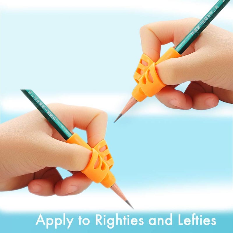 JuneLsy Pencils Grips Pencils Grips for Kids Handwriting Posture Correction Training Writing AIDS for Kids toddler Preschoolers Students Children Special Needs (6PCS) - Image 2
