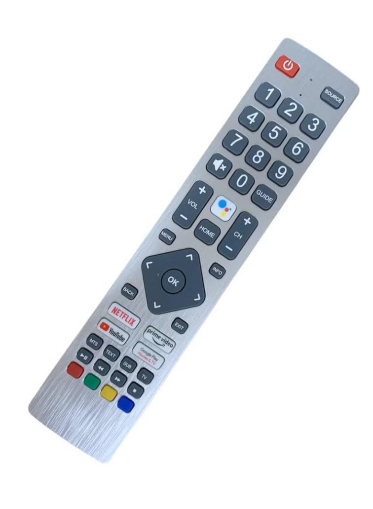 TV New Replacement Remote Control, Remote Control Fit, Universal Remote Control Compatible with Sharp Aquos UHD Smart TVs, SHW/RMC/0133 Remote Control with Google Play, Prime Video, NETFLIX - Image 3