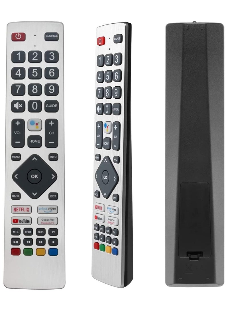TV New Replacement Remote Control, Remote Control Fit, Universal Remote Control Compatible with Sharp Aquos UHD Smart TVs, SHW/RMC/0133 Remote Control with Google Play, Prime Video, NETFLIX - Image 1