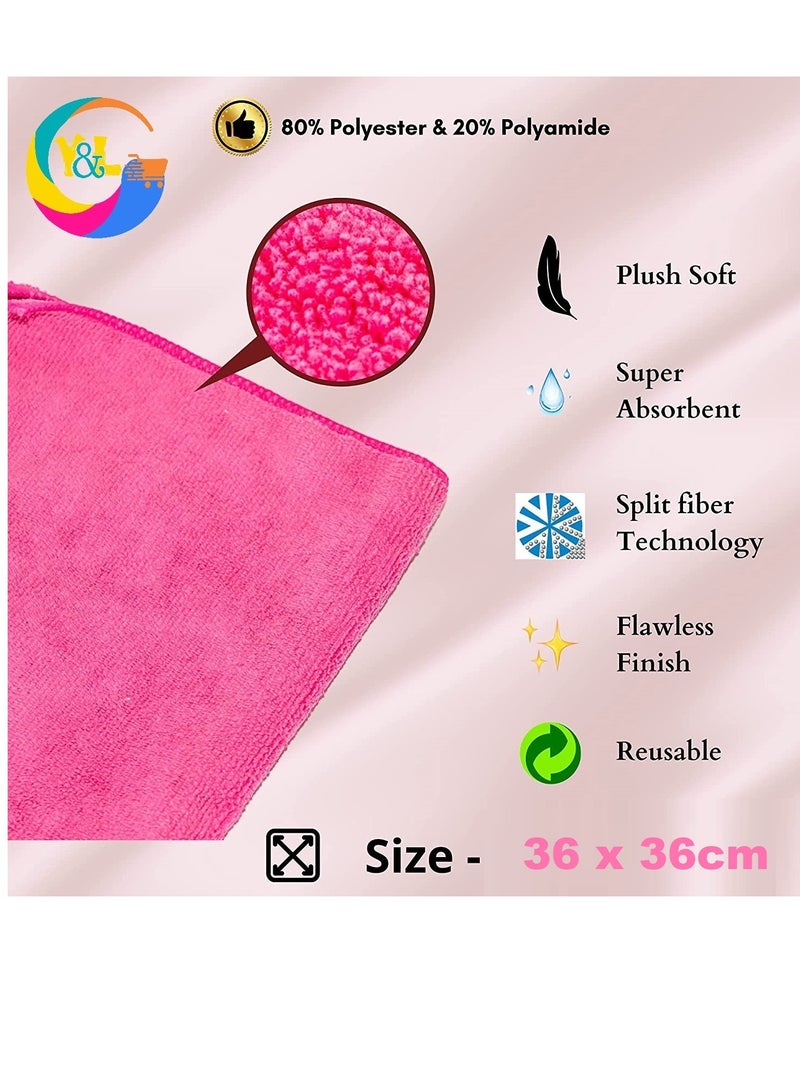PAMEER Car Wash Kit, 5-Pcs Car Cleaning Cloth with 1-Pce Car Cleaning Sponge, Synthetic Chamois Cloth, Shammy Towel, Microfiber Cleaning and Washing Towels for Cars Home Kitchen Use.  - Image 2