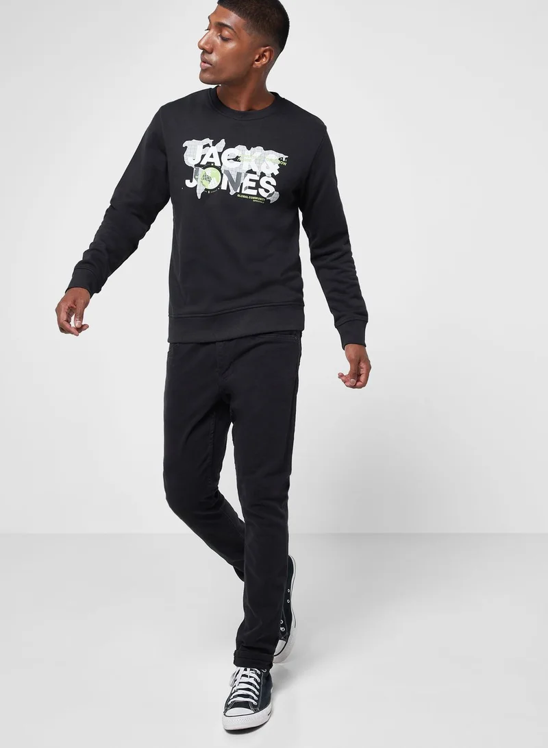 JACK & JONES Logo Sweatshirt