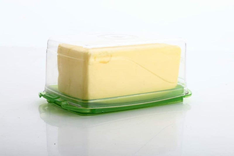 Touchcart Plastic Butter Box with Lid Multipurpose Transparent Butter Storage Dish Container with Cover for Kitchen and Refrigerator Butter Box - Image 3