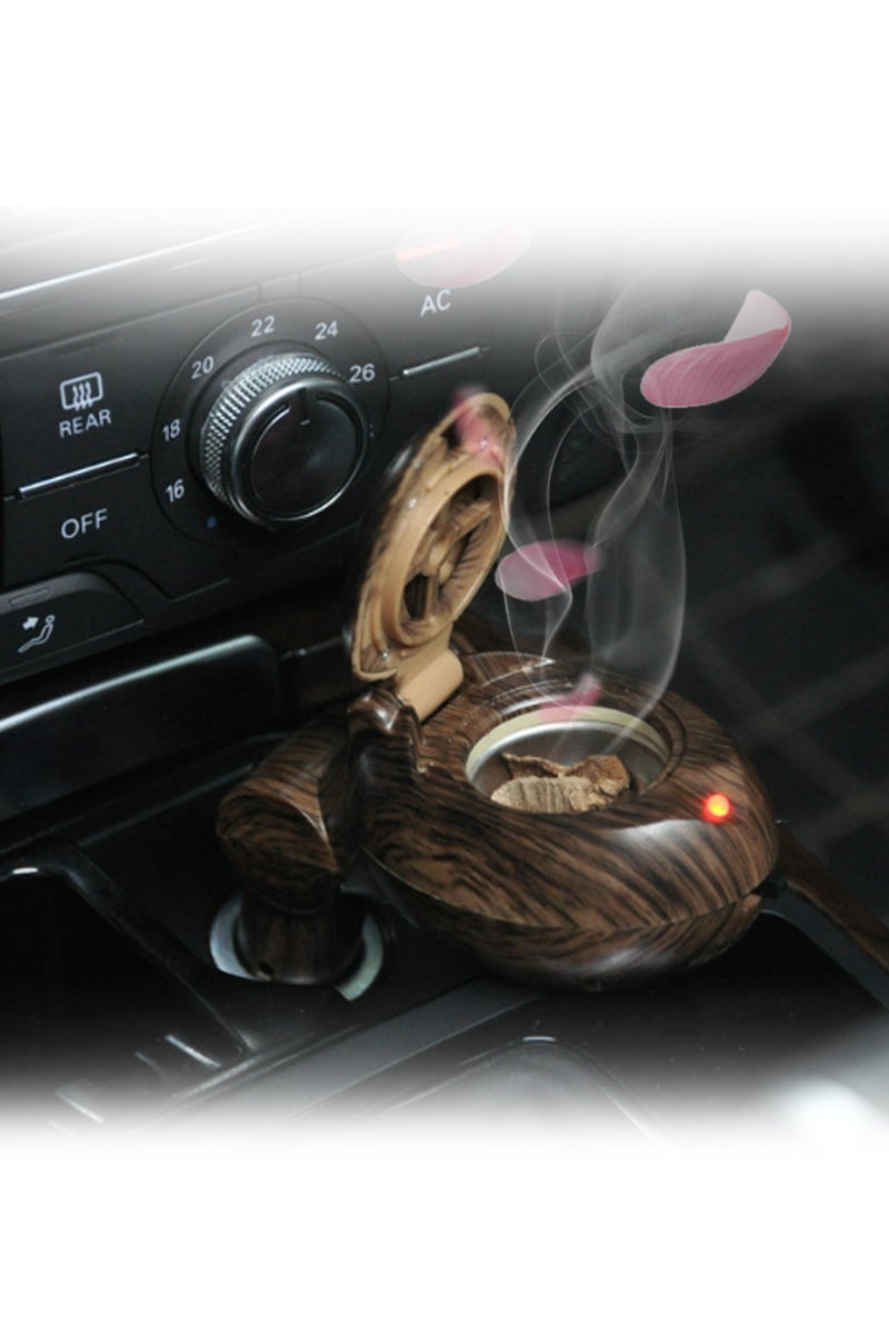 Car Incense Burner,Uniquely Designed Electric Incense Burner,Car Air Freshener,Suitable for all Kinds of Cars - Image 1