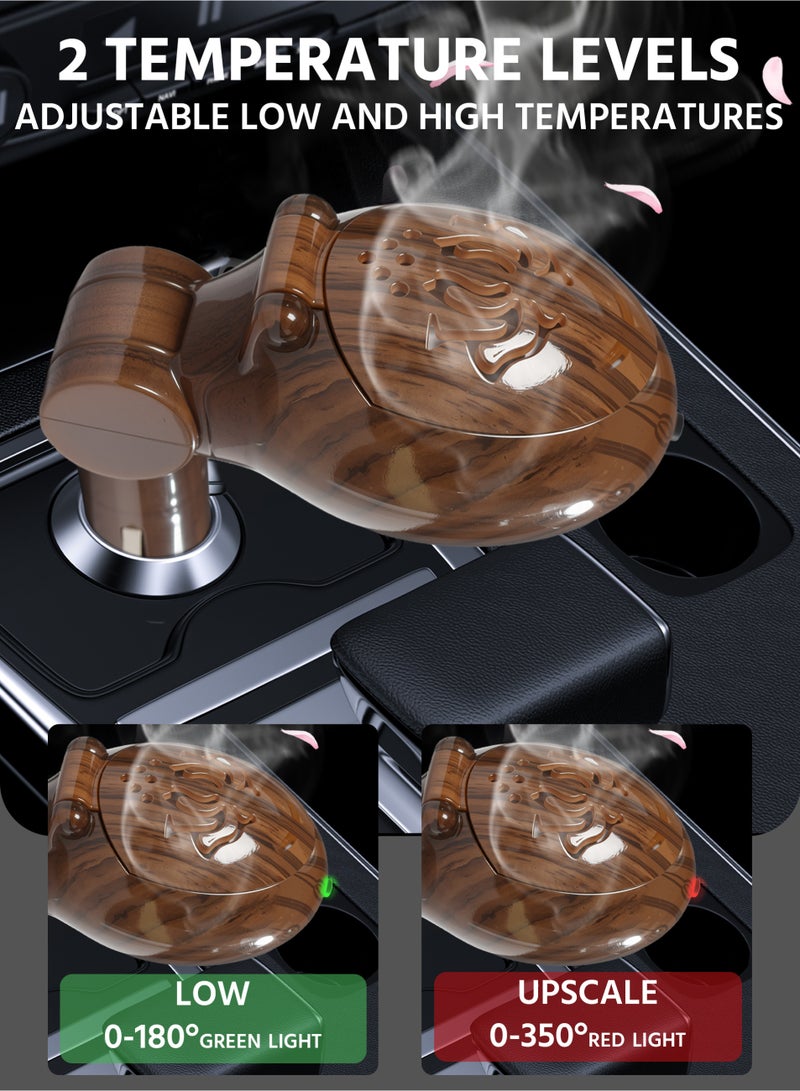 Car Incense Burner,Uniquely Designed Electric Incense Burner,Car Air Freshener,Suitable for all Kinds of Cars - Image 2