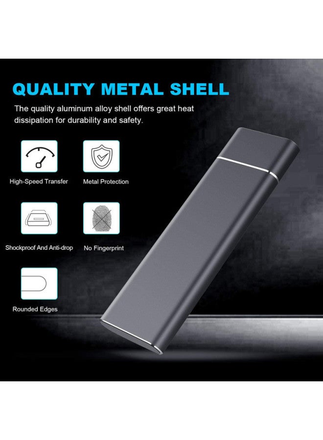 Cross Border M.2 Mini Solid State SSD High Speed Transfer 1TB 2TB 4TB 8TB Portable External Hard Drive-Capacity:2TB-Interface:Black - Image 4