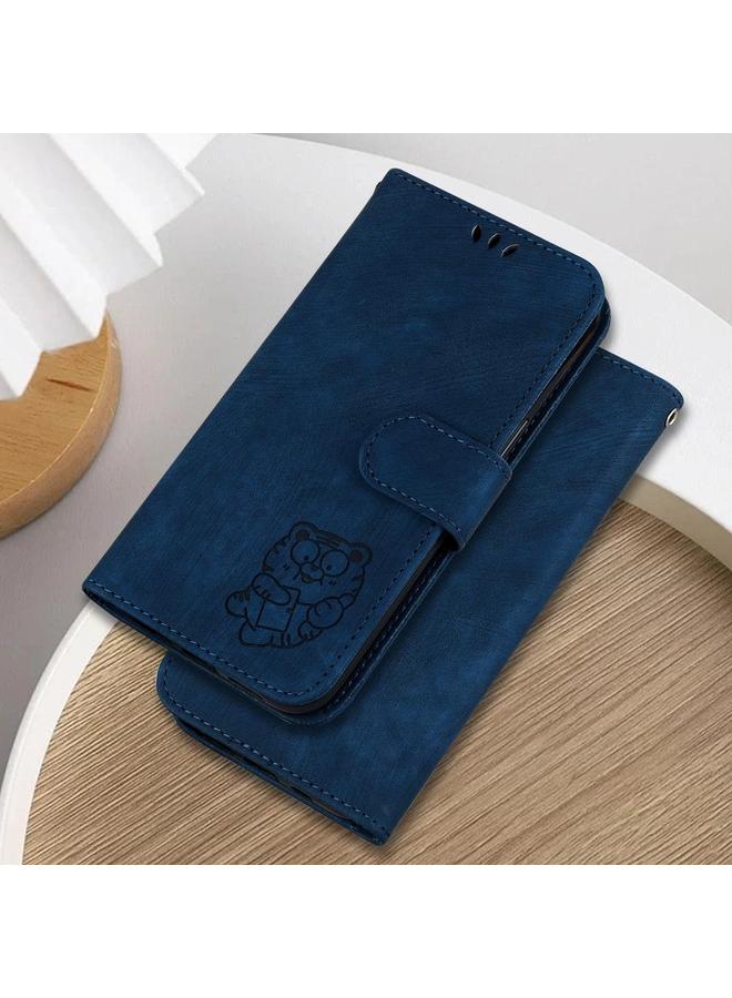 S-TOP Case For Realme 13+ Global Little Tiger Embossed Leather Phone Case - Image 2