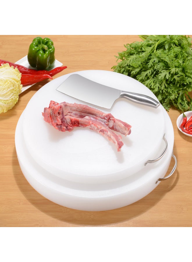 All-round Quanshi 38Cm*3.5 Round Pe Cutting Board, Chopping Block, Meat Mallet, Vegetable Mallet, Plastic Cutting Board, Chopping Block, Butcher Block - Image 2