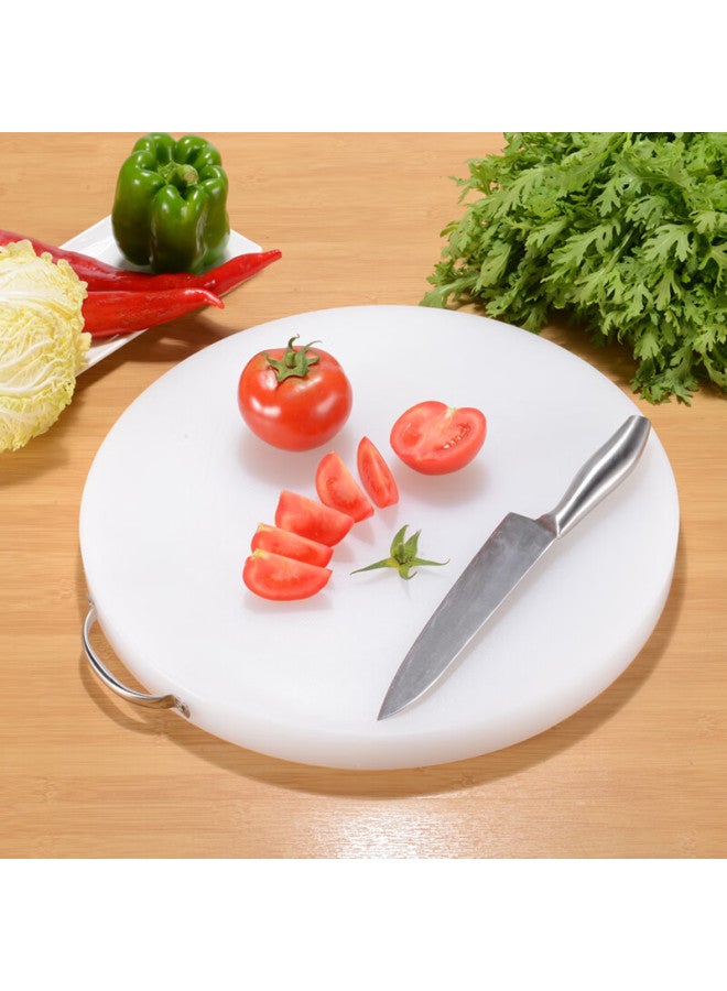 All-round Quanshi 38Cm*3.5 Round Pe Cutting Board, Chopping Block, Meat Mallet, Vegetable Mallet, Plastic Cutting Board, Chopping Block, Butcher Block - Image 1