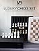 MARBLE RANGE Marble Chess Set for Adults 12 Handmade White Green Onyx Board Game with 32 Chess Pieces 2 Extra Queens Storage Box Luxury Travel Game Elegant for Home Decor - Image 4