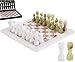 MARBLE RANGE Marble Chess Set for Adults 12 Handmade White Green Onyx Board Game with 32 Chess Pieces 2 Extra Queens Storage Box Luxury Travel Game Elegant for Home Decor - Image 2