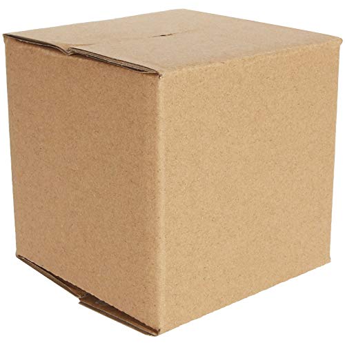 SENENQU 50 Pack 4 x 4 x 4 Inches Shipping Boxes Corrugated Boxes, Small Recycled Shipping Corrugated Boxes Mailers, Sturdy Kraft Corrugated Cardboard Boxes for Shipping and Mailing, Brown - Image 4