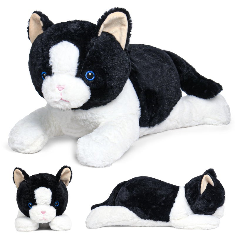Wepop 5lbs Weighted Stuffed Animals 24in Big Cat Plush Weighted Stuffed Animal Cuddle Plushie Pillows Gifts for Kids Adults Boys and Girls - Image 2