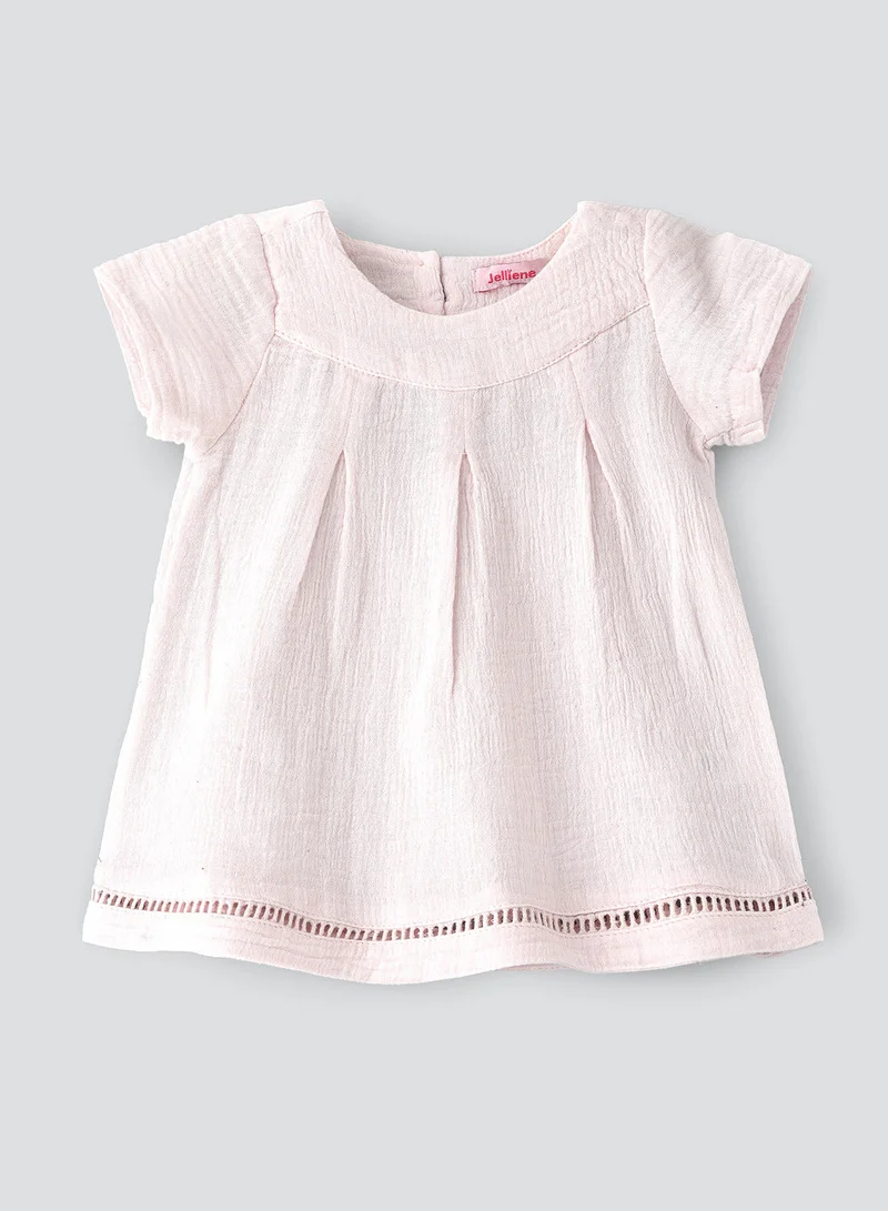 Jelliene Solid Woven Top