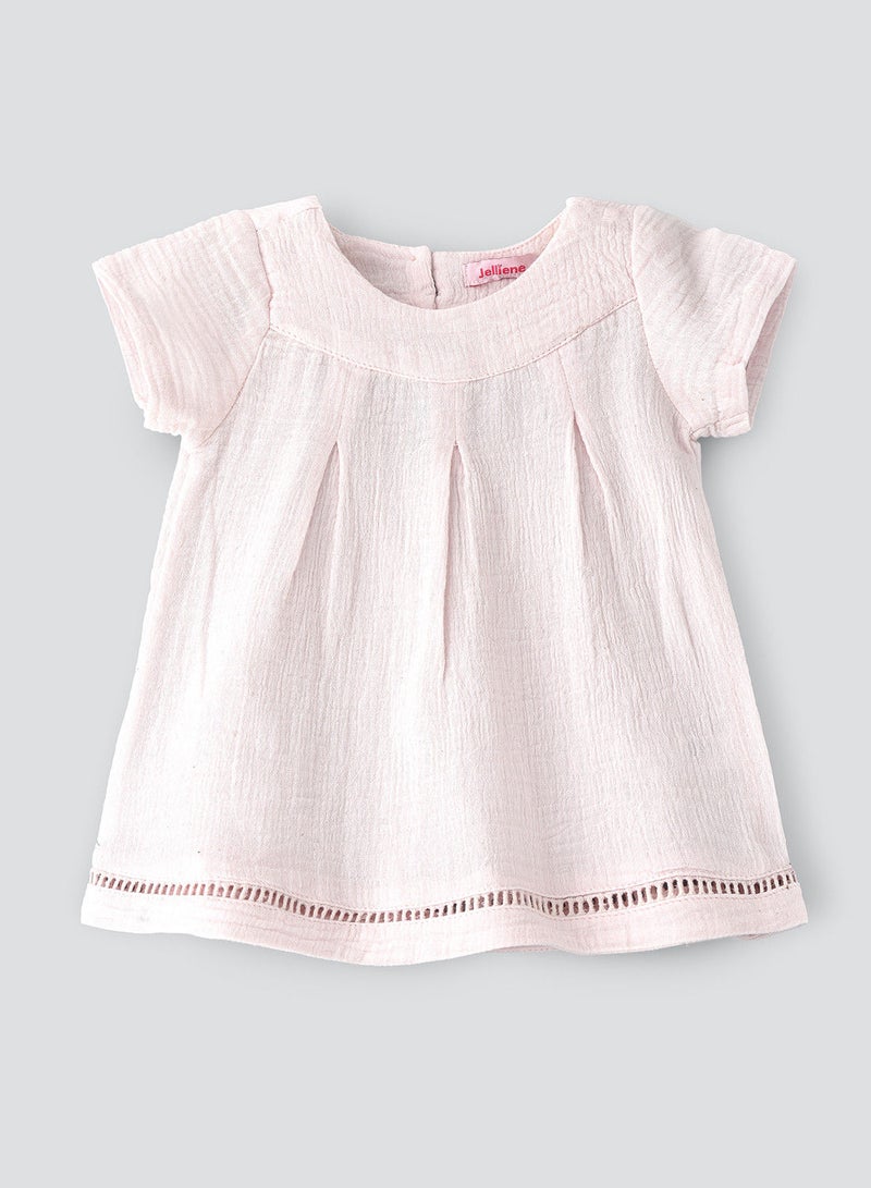 جيلين بلوزة منسوجة صلبة - Image 1