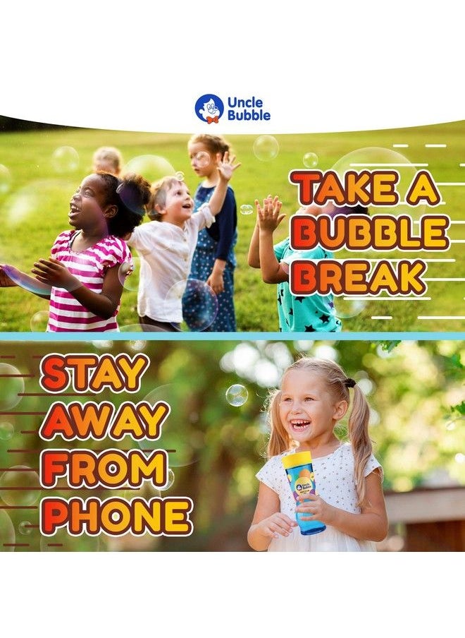 Uncle Bubble - Giant Bubble Wands ; 3 Piece Set Pack Includes Wand Big Bubble Sword And 8Oz Ultra Bubble Solution ; Outdoor Toy For Kids Boys And Girls - Image 1