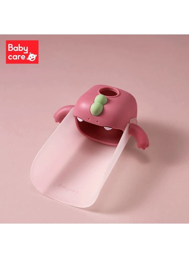 Baby Care Children Water Trough Dinosaur Style-Hand Washing Aid Faucet Extender Silicone Plastic for Kids Babies Toddlers Bathroom Bathtub Fun & Safety - Image 1