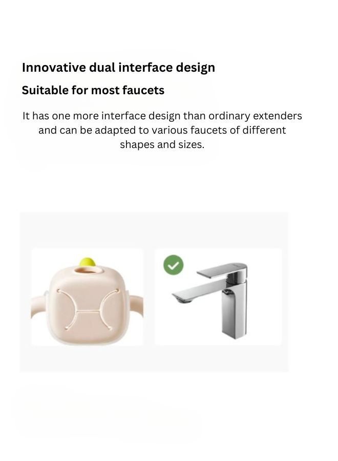 Baby Care Children Water Trough Dinosaur Style-Hand Washing Aid Faucet Extender Silicone Plastic for Kids Babies Toddlers Bathroom Bathtub Fun & Safety - Image 2