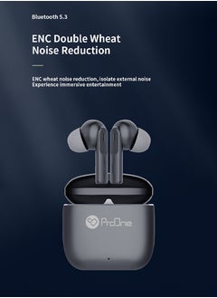ProOne ProOne PHB3206 True Wireless Earbuds, Bluetooth 5.3, USB-C Fast Charging, Up to 4 Hours Playtime, HD Sound with Noise Reduction, Lightweight Wireless Earbuds  - Image 4
