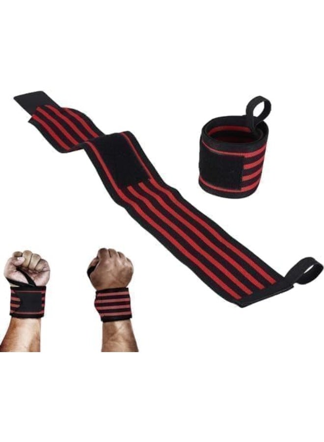 1 Pair Wrist Wraps Thumb Loops for Weightlifting, Bodybuilding and Strength Training, Helps Develop Muscle, Increase and Improve Workout Results - Image 5