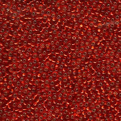Miyuki Ruby Red Silver Lined Miyuki 11/0 rocailles Glass Seed Beads 24 Grams - Image 1