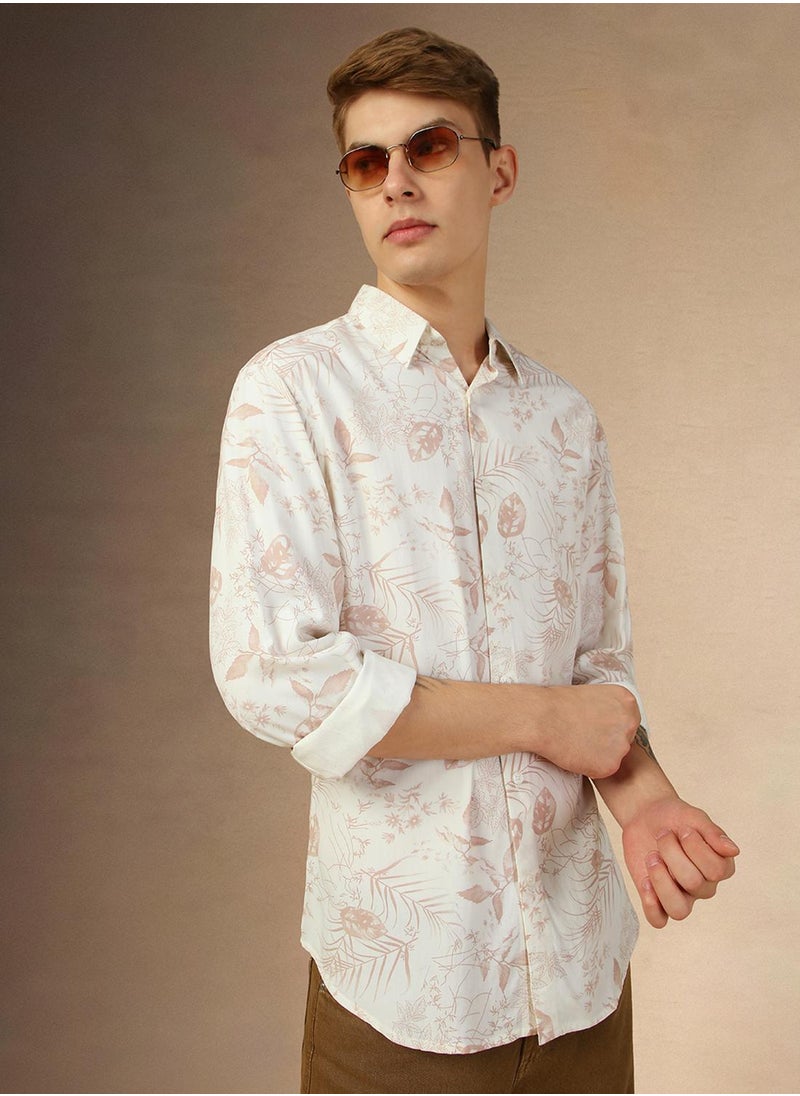 Dennis Lingo Dusty Pink Shirt For Men For Men  - Image 1