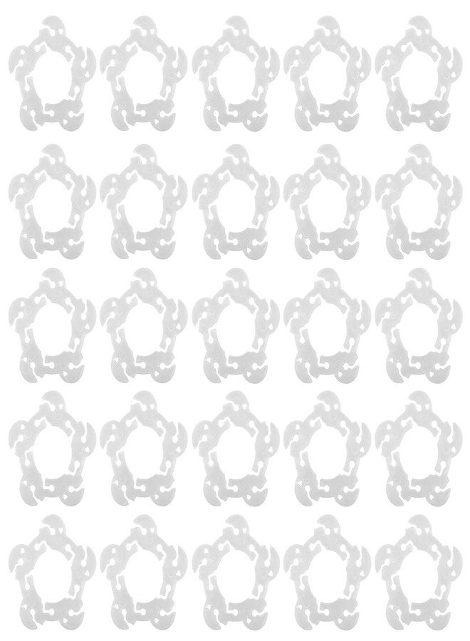 lasuroa 50 Pcs Balloon Arch Clips, Plastic Balloon Garland Holder Column Clips Reusable Balloons Stand Connectors Clip Holders for Birthday Wedding Baby Shower Party Decoration Accessories - Image 1