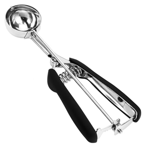 OSHLANT Ice Cream Scoop, 18/8 Stainless Steel Cookie Scoop, Cookie Scoops for Baking, 2 Tbsp/ 30 ml/ 1 oz Cookie Dough Scoop, Ice Cream Scooper with Trigger Release, Cookie Scooper for Baking - Image 1