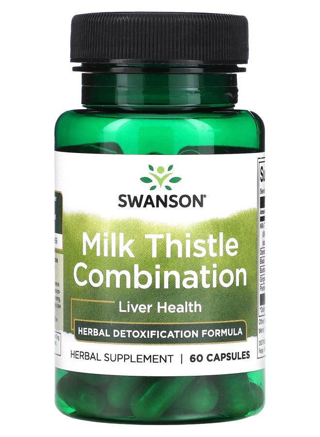 SWANSON Milk Thistle Combination 60 Capsules