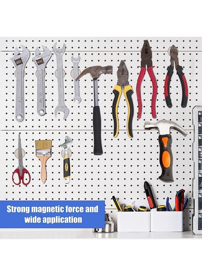 جرتارد مجموعة من 20 قطعة من مغناطيسات النيوديميوم شديدة التحمل من المعادن النادرة، مغناطيسات أقراص نيوديميوم فائقة القوة مع لاصق مزدوج الجوانب للاستخدام المنزلي والبناء والثلاجة والحرف اليدوية والمكتب - عمق 1.18 بوصة × ارتفاع 0.12 بوصة - Image 4