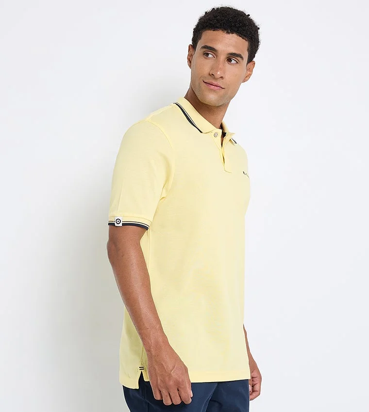 Ben Sherman  Ben Sherman Men's Short Sleeve Solid Polo Tees for Men | Best Price UAE